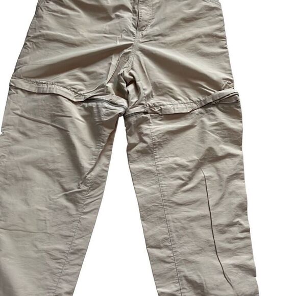 Columbia khaki beige zip off pants Shorts size 12 - Picture 8 of 10